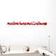 Christmas Border Ornaments Wall Decal