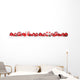 Christmas Border Ornaments Wall Decal