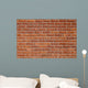 Brick Wall Wall Mural