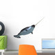 Male Narwhal Wall Decal