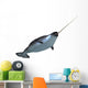 Male Narwhal Wall Decal