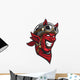 Devil Head Rider Wearing Wall Decal