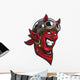 Devil Head Rider Wearing Wall Decal
