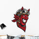 Devil Head Rider Wearing Wall Decal