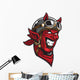 Devil Head Rider Wearing Wall Decal