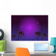80s Retro Neon Gradient Wall Decal