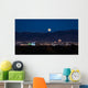 Super Moon Rising over Albuquerque Wall Decal