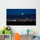 Super Moon Rising over Albuquerque Wall Decal