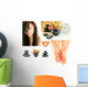 Spa and wellness treatment: massage, manicure, pedicure Wall Mural