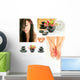 Spa and wellness treatment: massage, manicure, pedicure Wall Mural