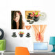 Spa and wellness treatment: massage, manicure, pedicure Wall Mural