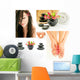 Spa and wellness treatment: massage, manicure, pedicure Wall Mural