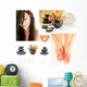 Spa and wellness treatment: massage, manicure, pedicure Wall Mural