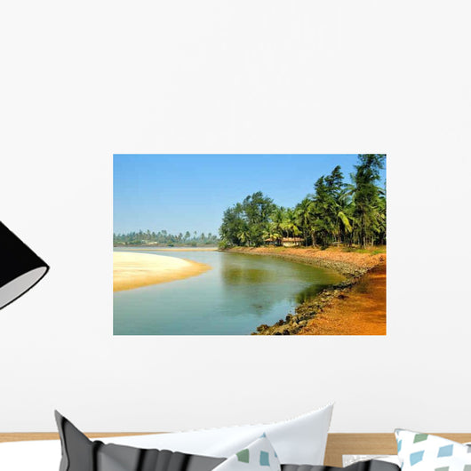 Kind River Bank India Wall Decal