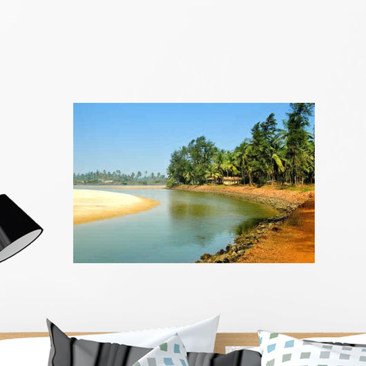 Kind River Bank India Wall Decal