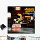 Taxi Sign Wall Decal