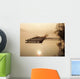Steg im Nebel Wall Decal