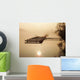 Steg im Nebel Wall Decal