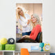 Young woman in beauty salon Wall Mural
