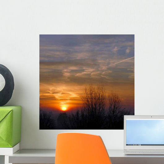 Winter Sunrise Wall Decal