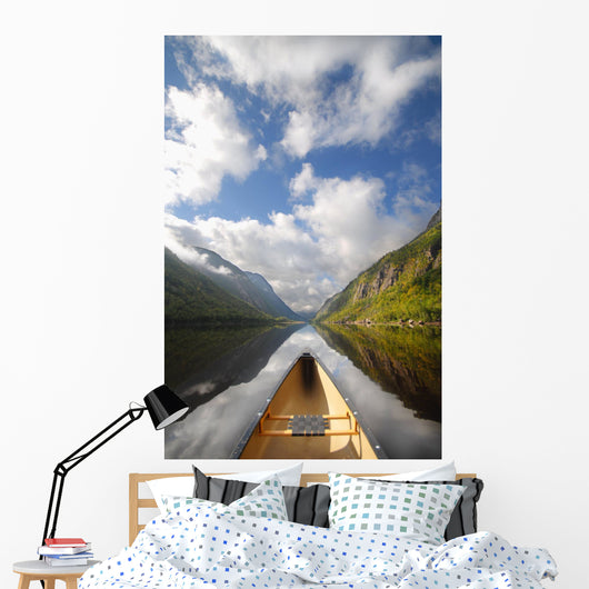 canoe ride Wall Mural