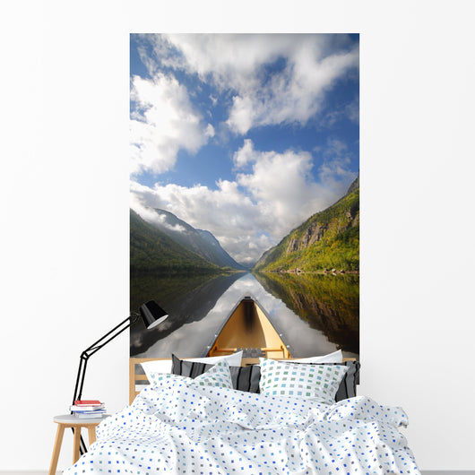 canoe ride Wall Mural