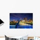 Downtown Columbus Ohio Night Skyline Wall Decal