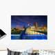 Downtown Columbus Ohio Night Skyline Wall Decal