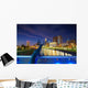 Downtown Columbus Ohio Night Skyline Wall Decal