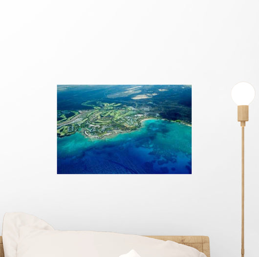 Big Island Aerial Shot Wall Decal