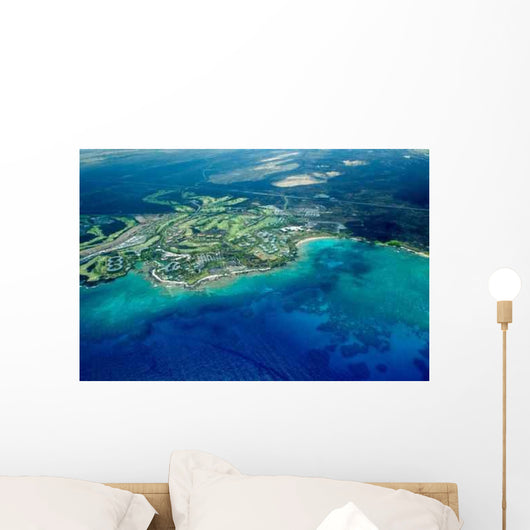 Big Island Aerial Shot Wall Decal