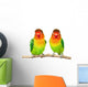 Pair of lovebirds Wall Decal