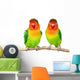 Pair of lovebirds Wall Decal
