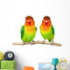 Pair of lovebirds Wall Decal