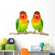 Pair of lovebirds Wall Decal