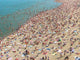 Beach with Many Peoples Wall Decal