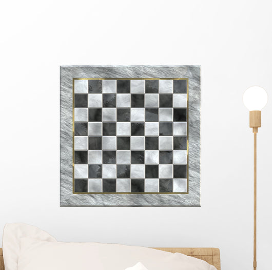 Chess Board Luxury Set Wall Mural