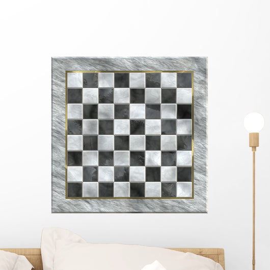Chess Board Luxury Set Wall Mural