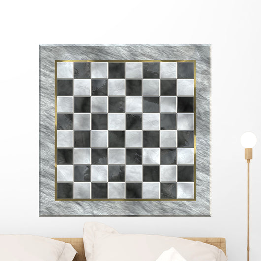 Chess Board Luxury Set Wall Mural