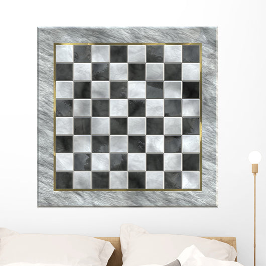 Chess Board Luxury Set Wall Mural