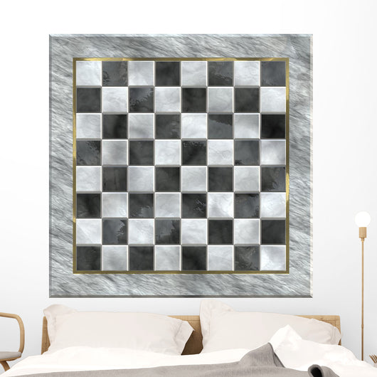 Chess Board Luxury Set Wall Mural