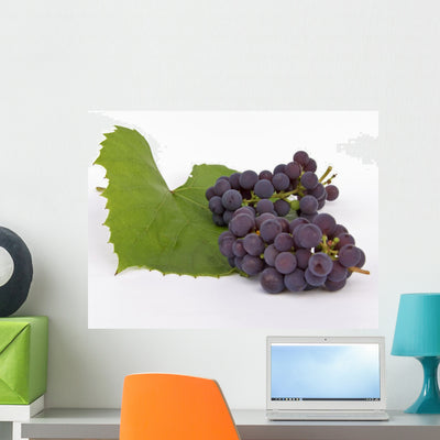 Grape Wall Decal shown on a wall