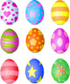 Easter eggs Wall Decal