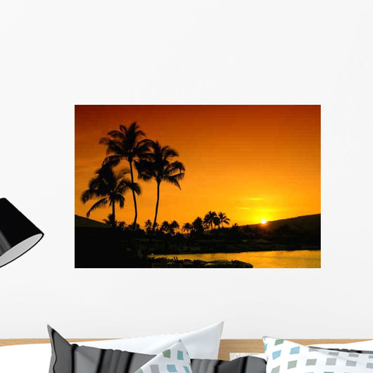Sunset Oahu Hawaii Wall Decal