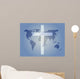 Christian Cross Wall Mural