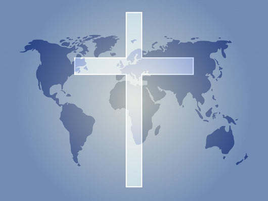 Christian Cross Wall Mural