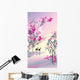 Four seasons: spring, Chinese traditional painting style, vector Wall Mural