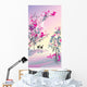 Four seasons: spring, Chinese traditional painting style, vector Wall Mural