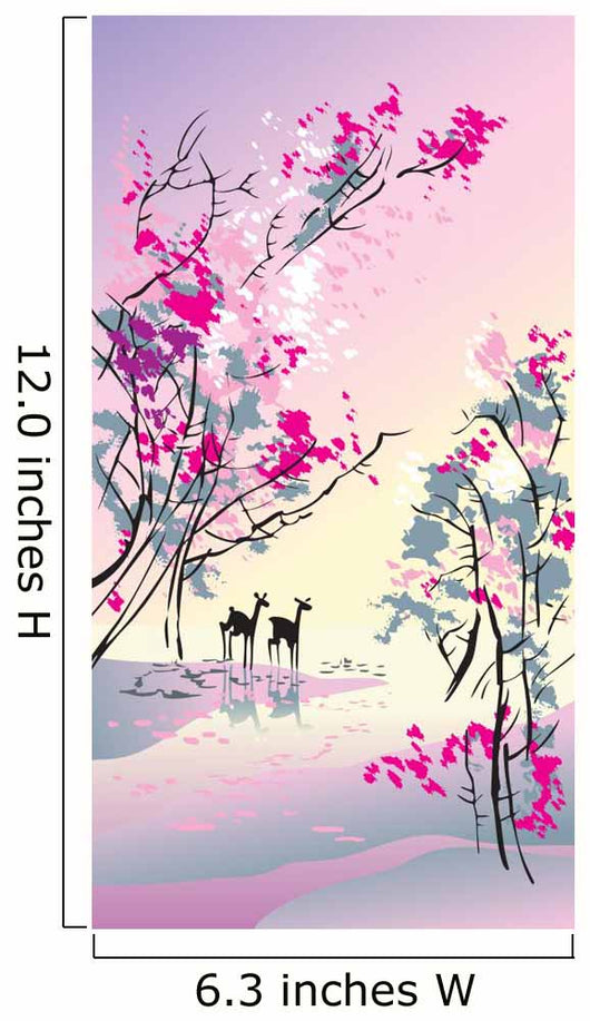 Four seasons: spring, Chinese traditional painting style, vector Wall Mural