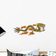Chinese dragon, flying in the sky, symbol of power and might Wall Decal